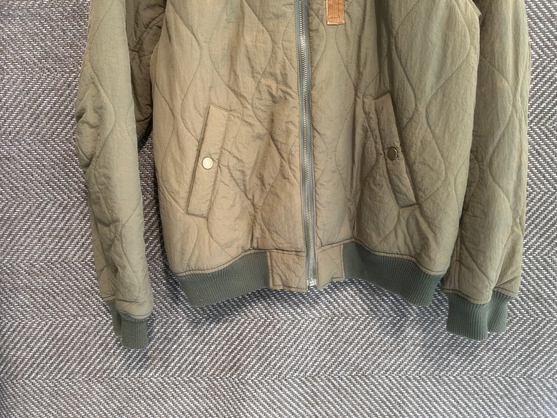 Duble name 퀄팅 해링턴자켓 상품이미지3