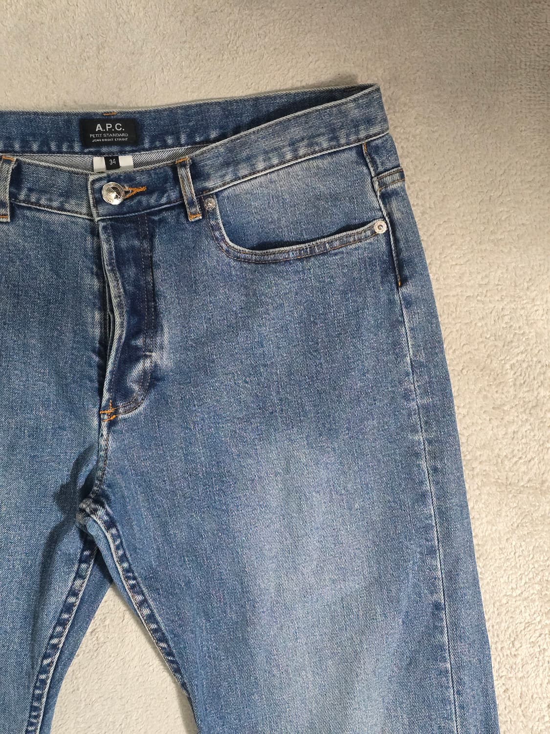 A.P.C. 아페쎄 쁘띠 스탠다드 데님 청바지 34사이즈 상품이미지2