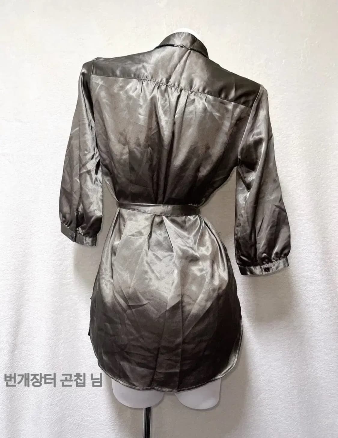 갸루 로맨틱고딕 로걀 고스펑크 새틴 블라우스 차이나셔츠 오리엔탈 페어리 상품이미지5