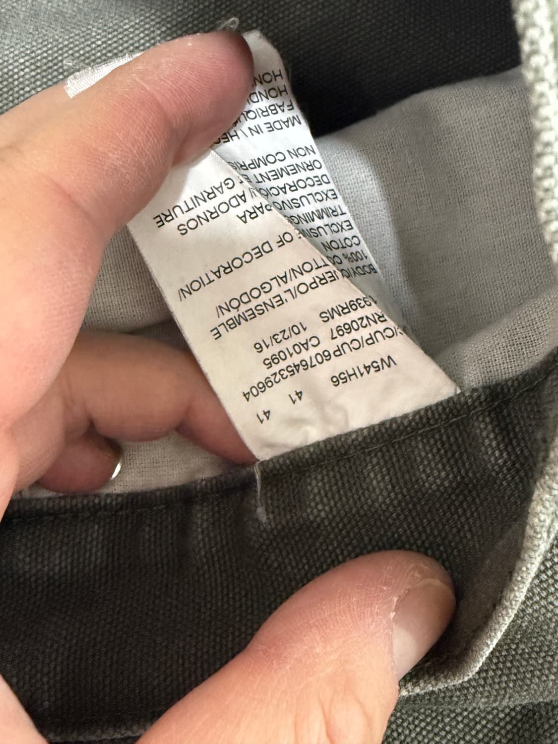 디키즈 카펜터 팬츠 모스그린 상품이미지5