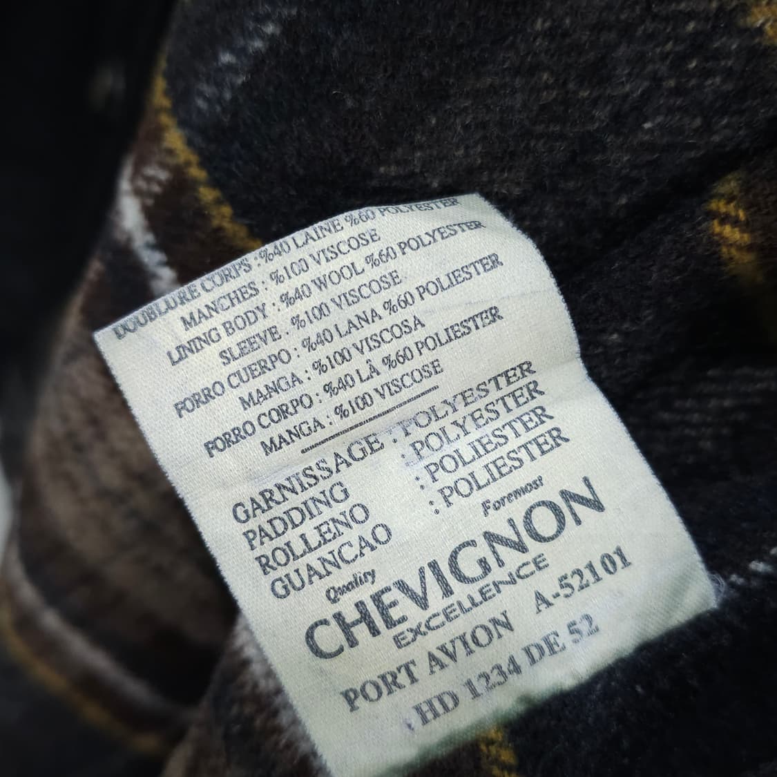 빈티지 쉐비뇽 가죽 봄버 자켓- L 상품이미지10