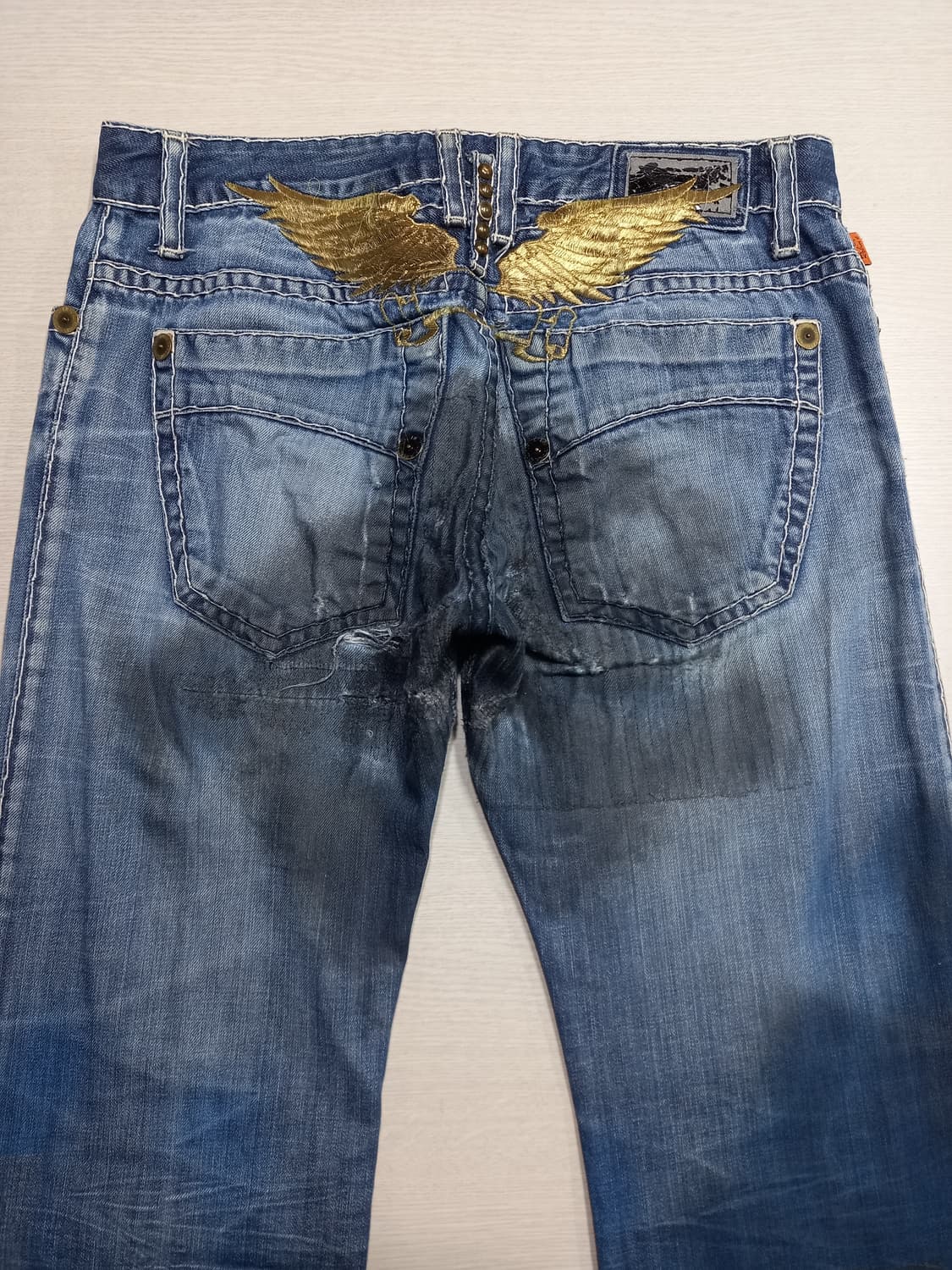 32 ROBIN'S USA 워싱 일자진 커스텀 32-351 상품이미지4