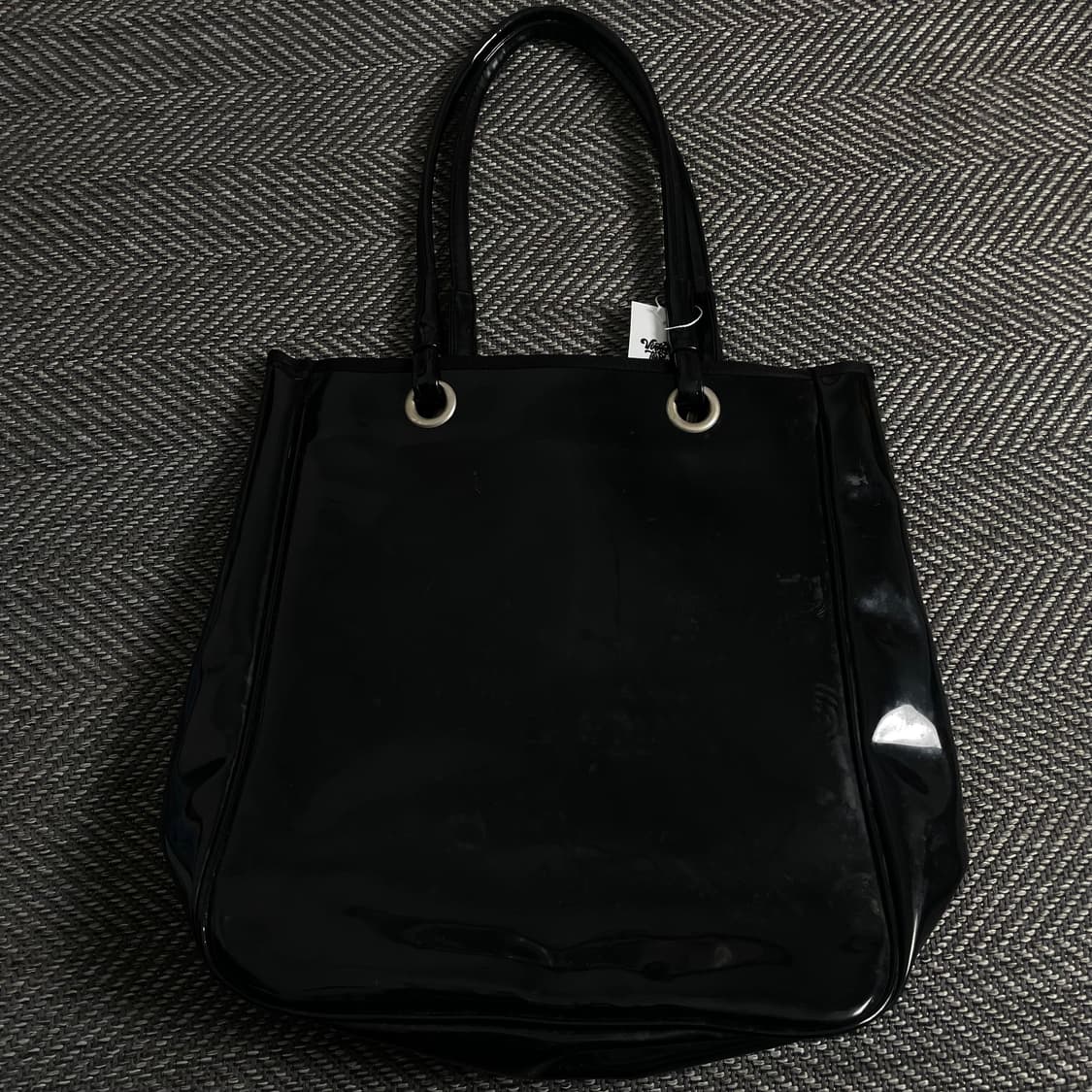 닥터마틴 코팅 글로시 토트백 블랙o 3649 상품이미지3