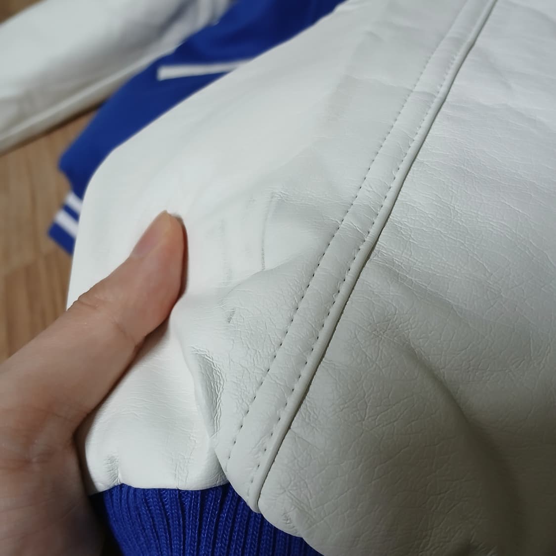 몬스타엑스 블루래빗 바시티 야구 점퍼 95 M 토끼 상품이미지10