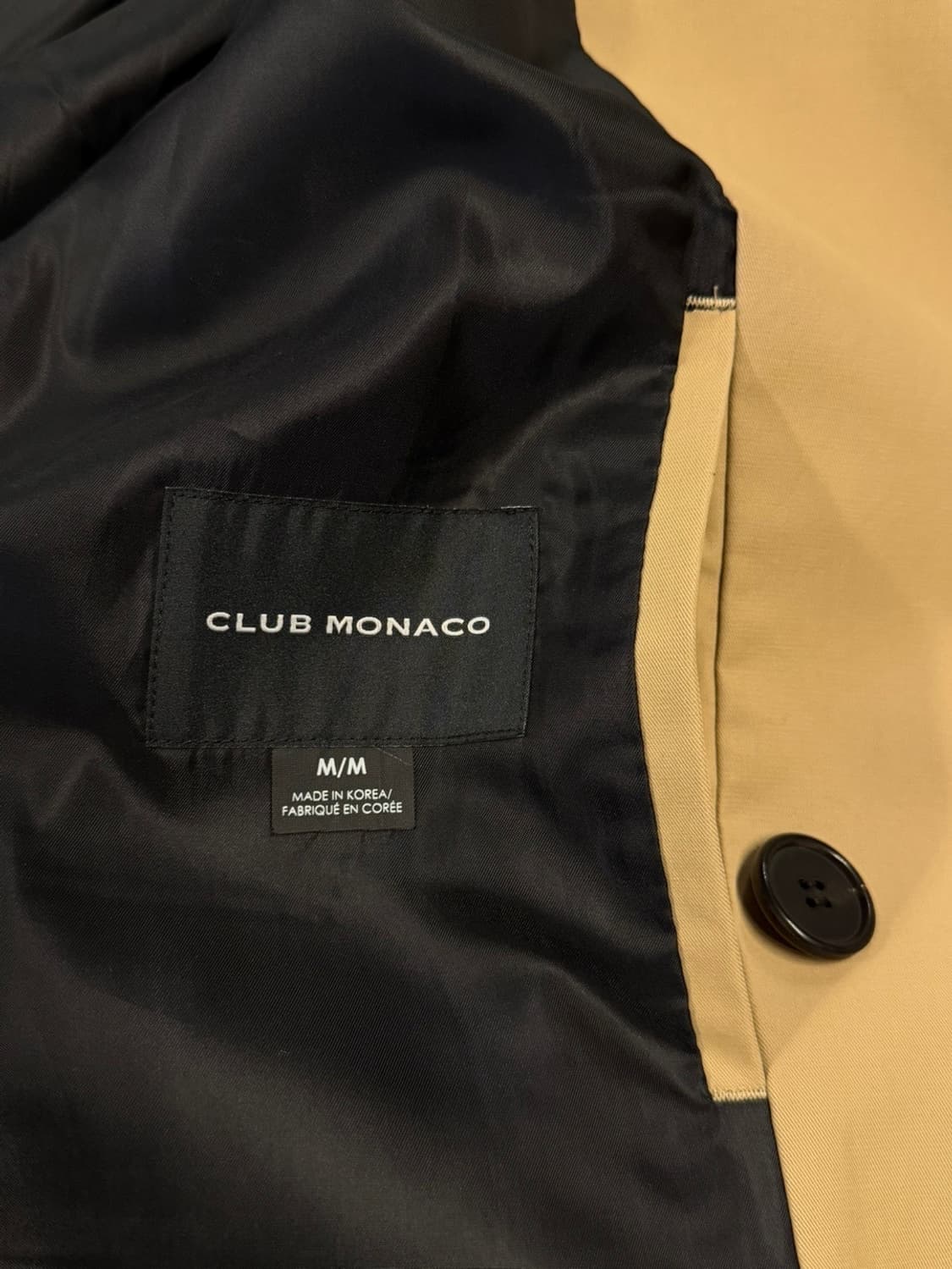 클럽모나코 더블 트렌치코트 100 상품이미지9