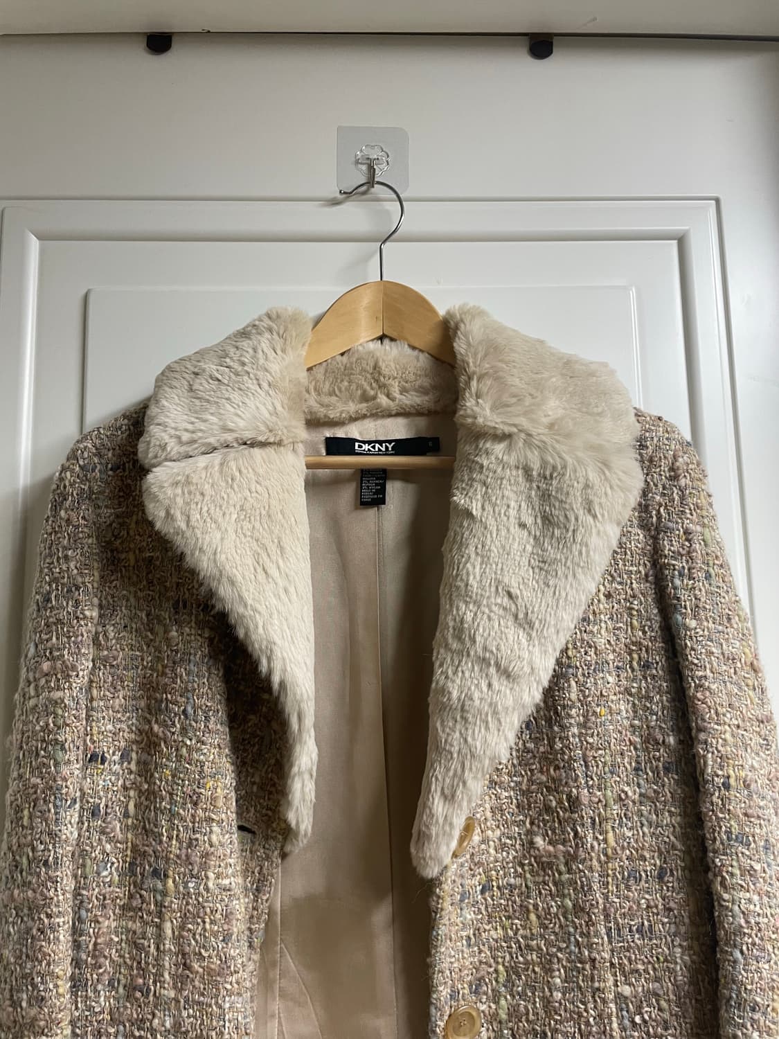 DKNY 정품 울/앙고라/알파카 혼방 롱코트 상품이미지5