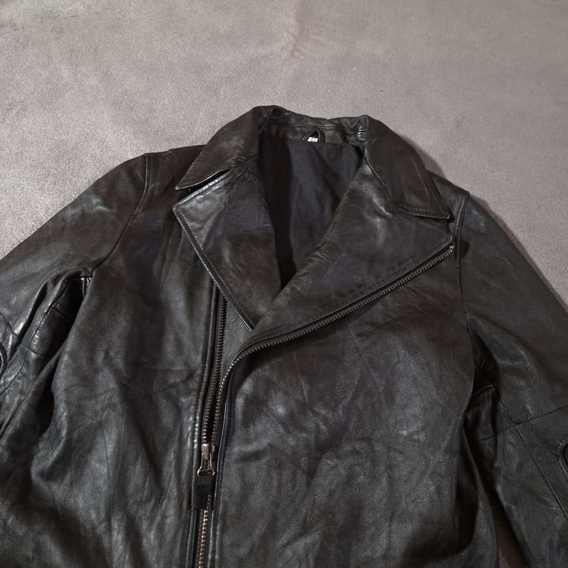 헬무트랭 아카이브 아시메트릭 바이커 램스킨 레더 크롭 자켓 44-55 상품이미지2
