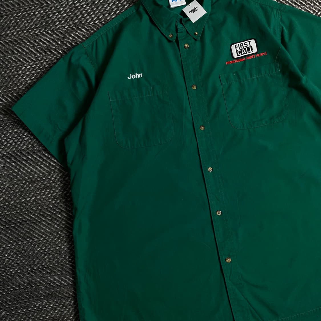 USA 오리지날 빈티지 박시핏 워크 셔츠o 3366 상품이미지2