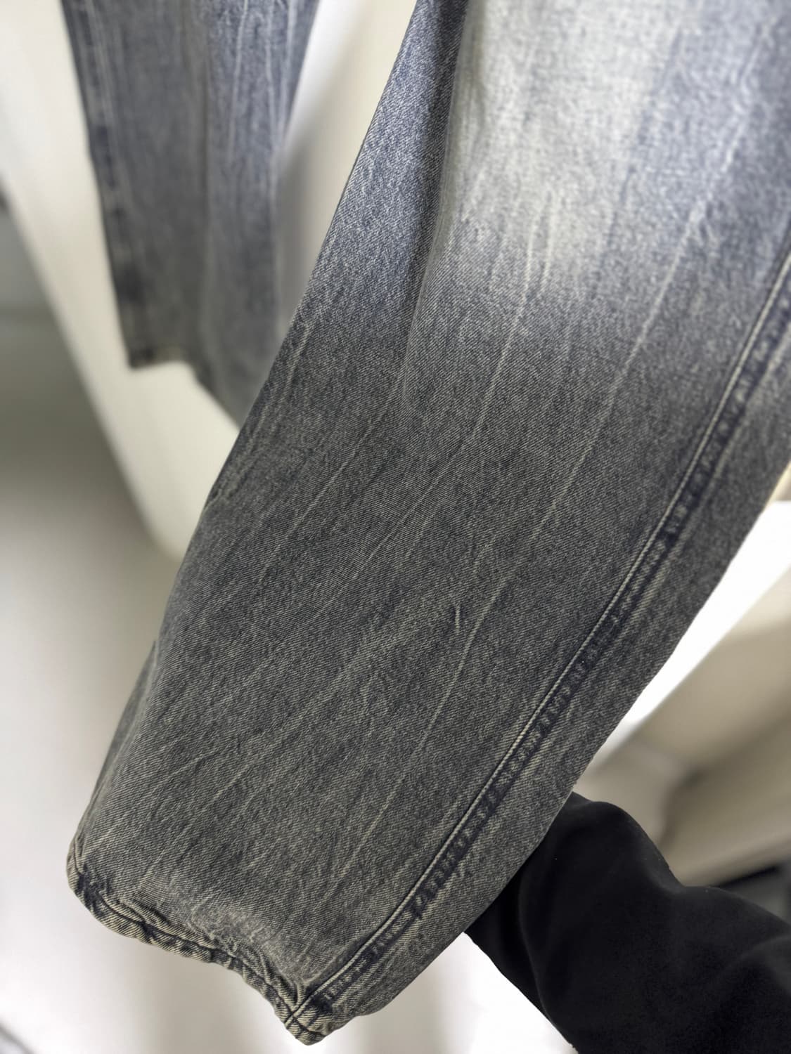 <52/36> 솔리드옴므 데님 워싱 팬츠 그레이 상품이미지2