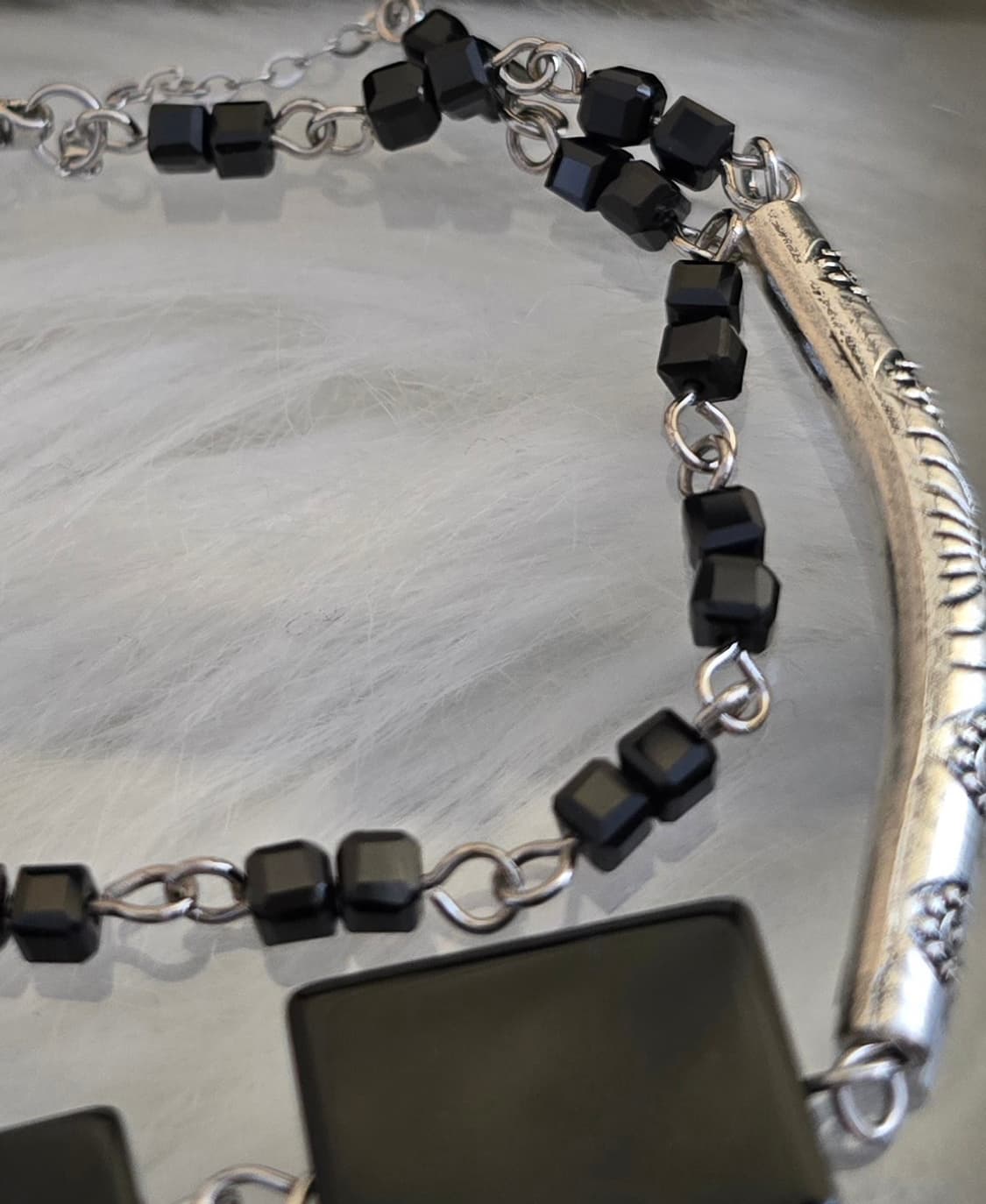 오닉스  사각 두줄 팔찌 상품이미지6