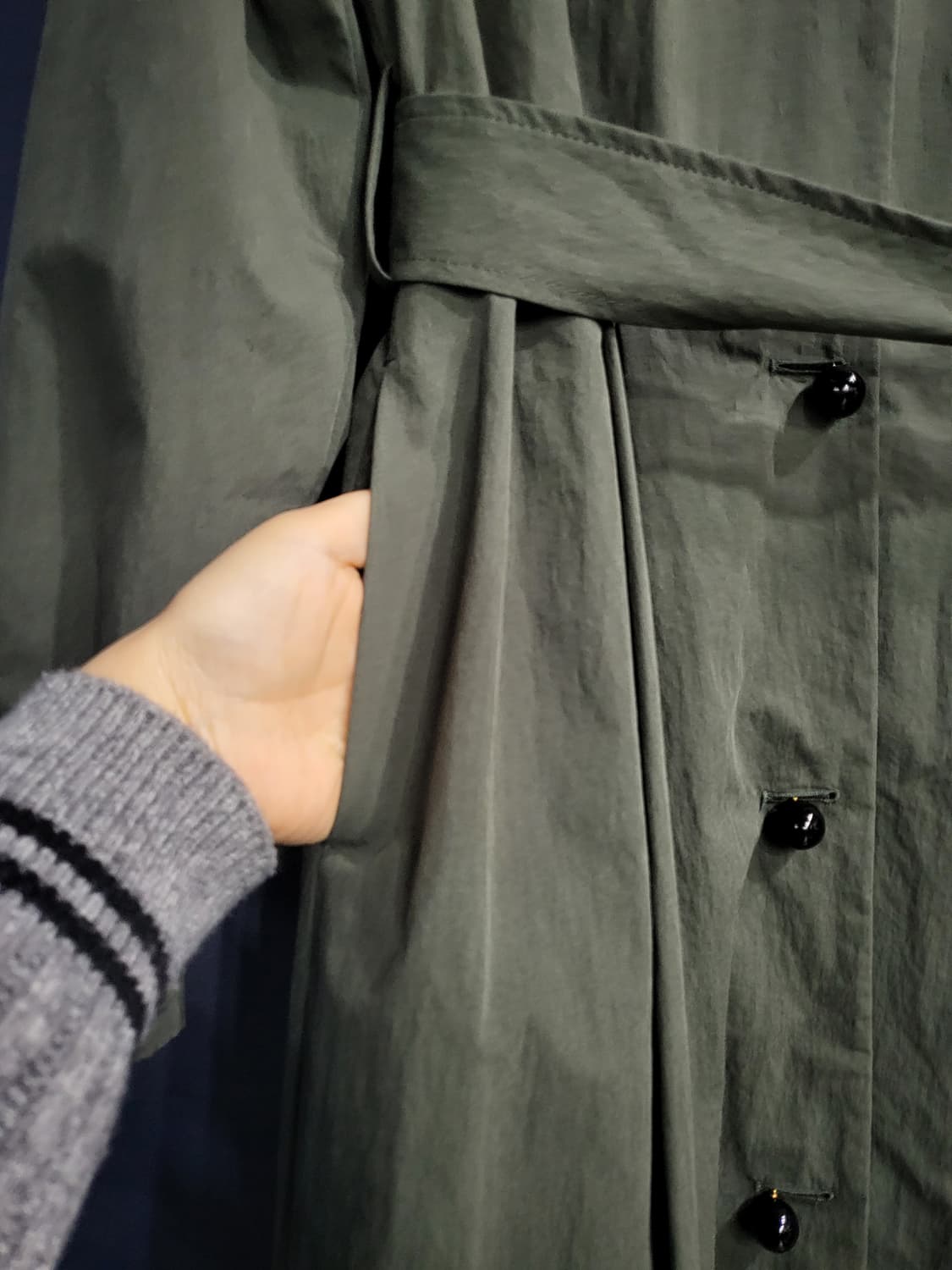 메종드이네스 벨트 롱원피스 자켓 상품이미지4