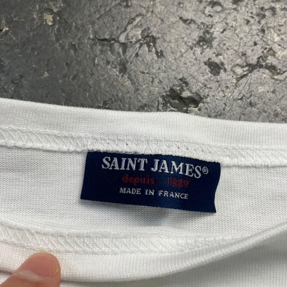 90 세인트제임스 단가라 티셔츠 상품이미지3