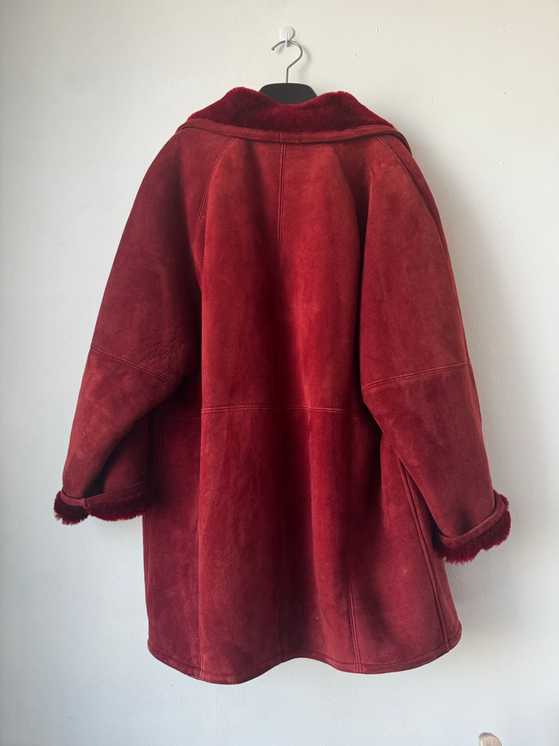 리얼레더 무스탕 퍼코트 빈티지 상품이미지3