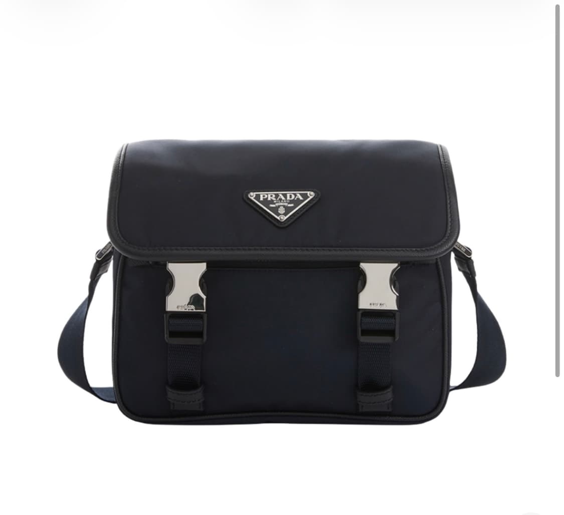 프라다 리나일론 앤 사피아노 레더 숄더백 상품이미지1