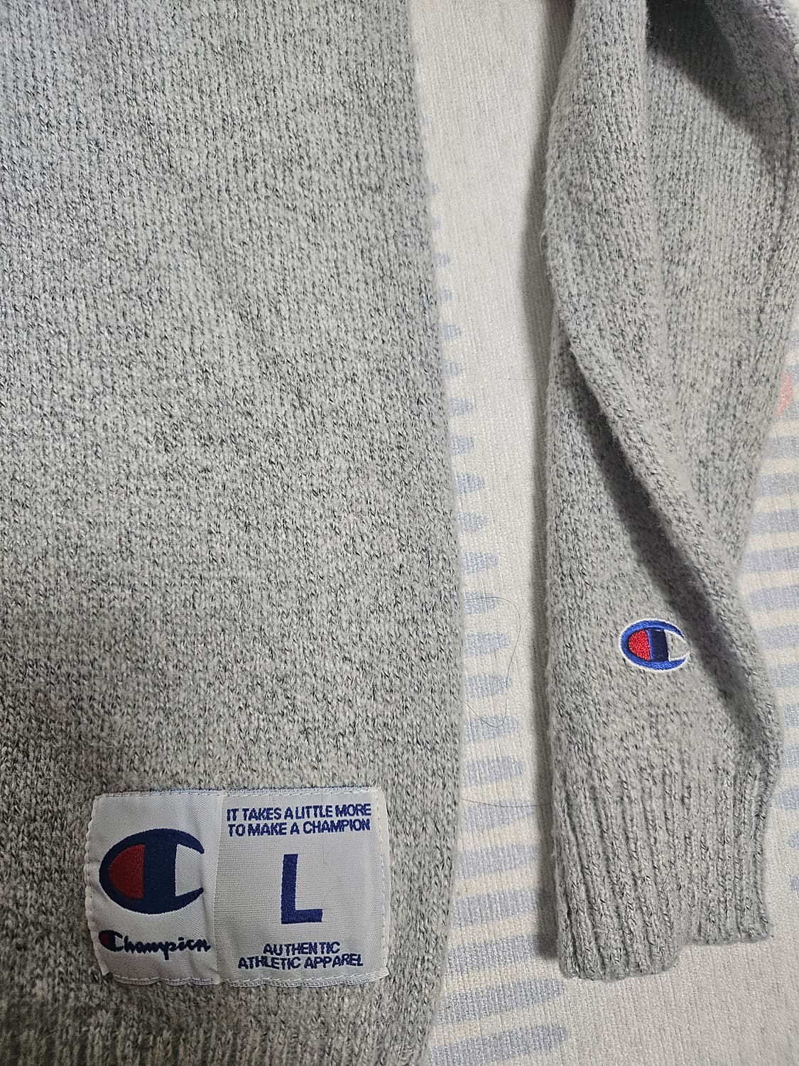 챔피온 빅로고 니트 상품이미지4