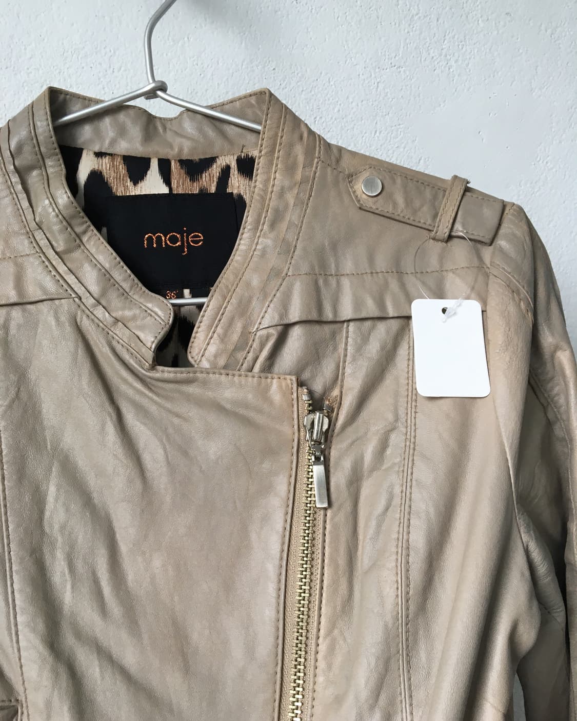 lamb Leather rider jacket 상품이미지4