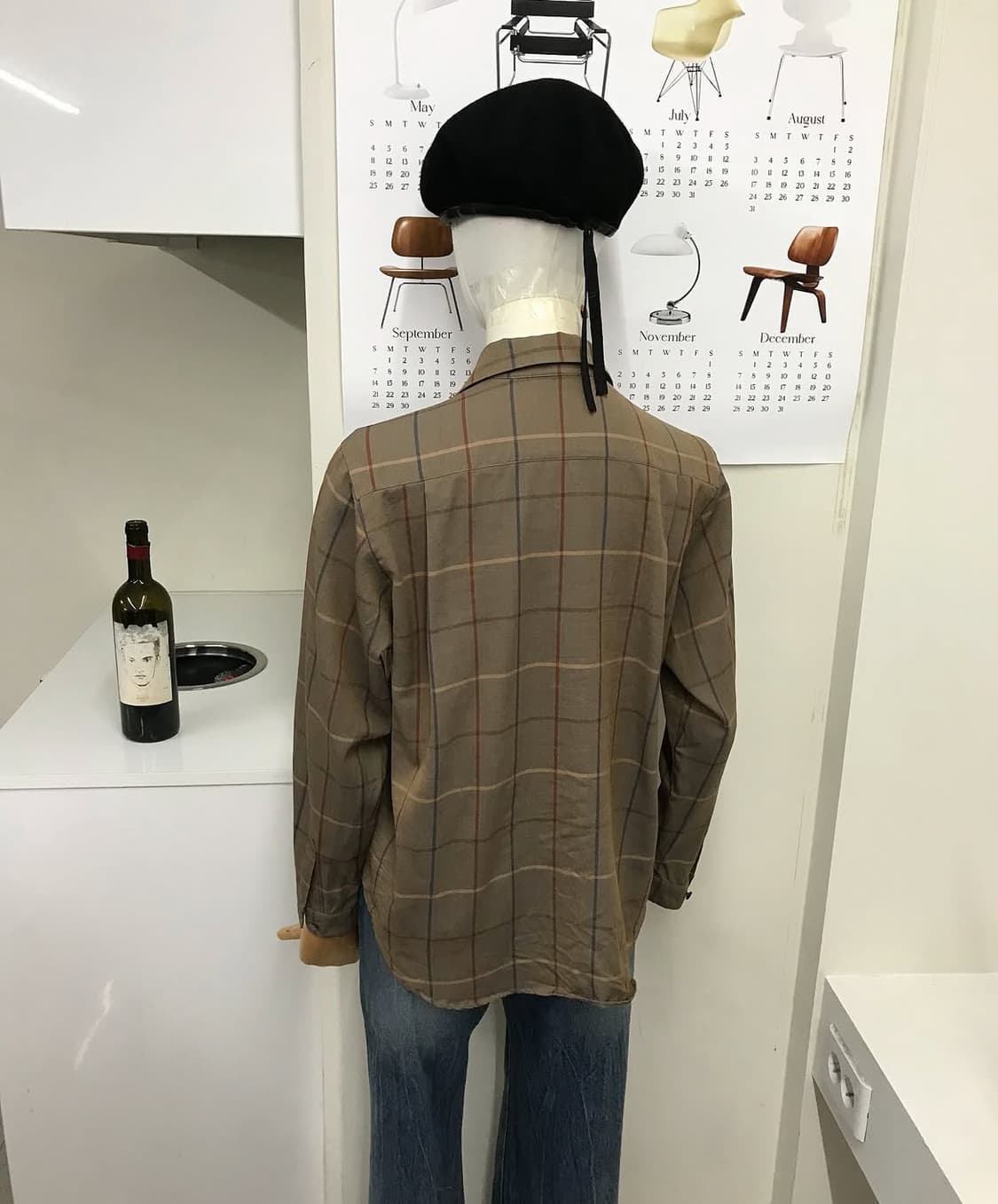 버버리 체크 울 셔츠 상품이미지7