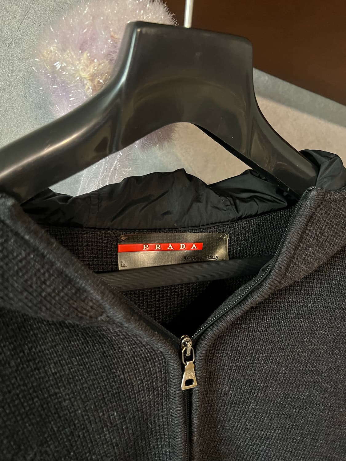 프라다 스포츠 울 하프 집업 prada sports 상품이미지4