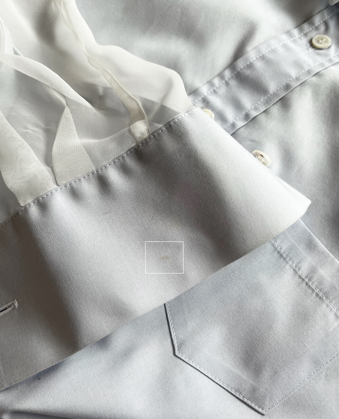 SACAI back pleated shirt 상품이미지10