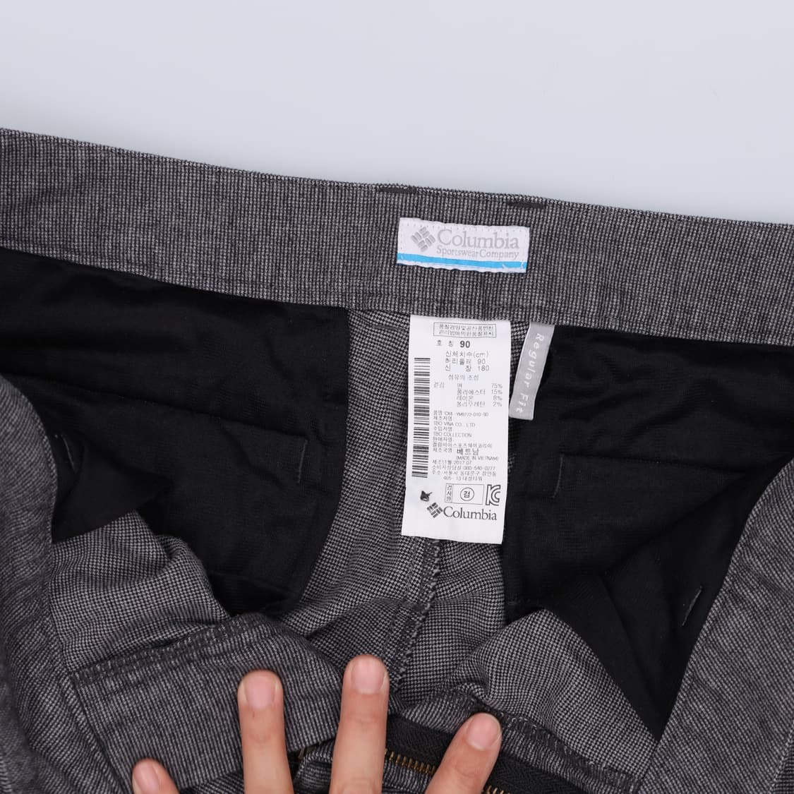 90 컬럼비아 체크 슬랙스 0323H1 상품이미지4