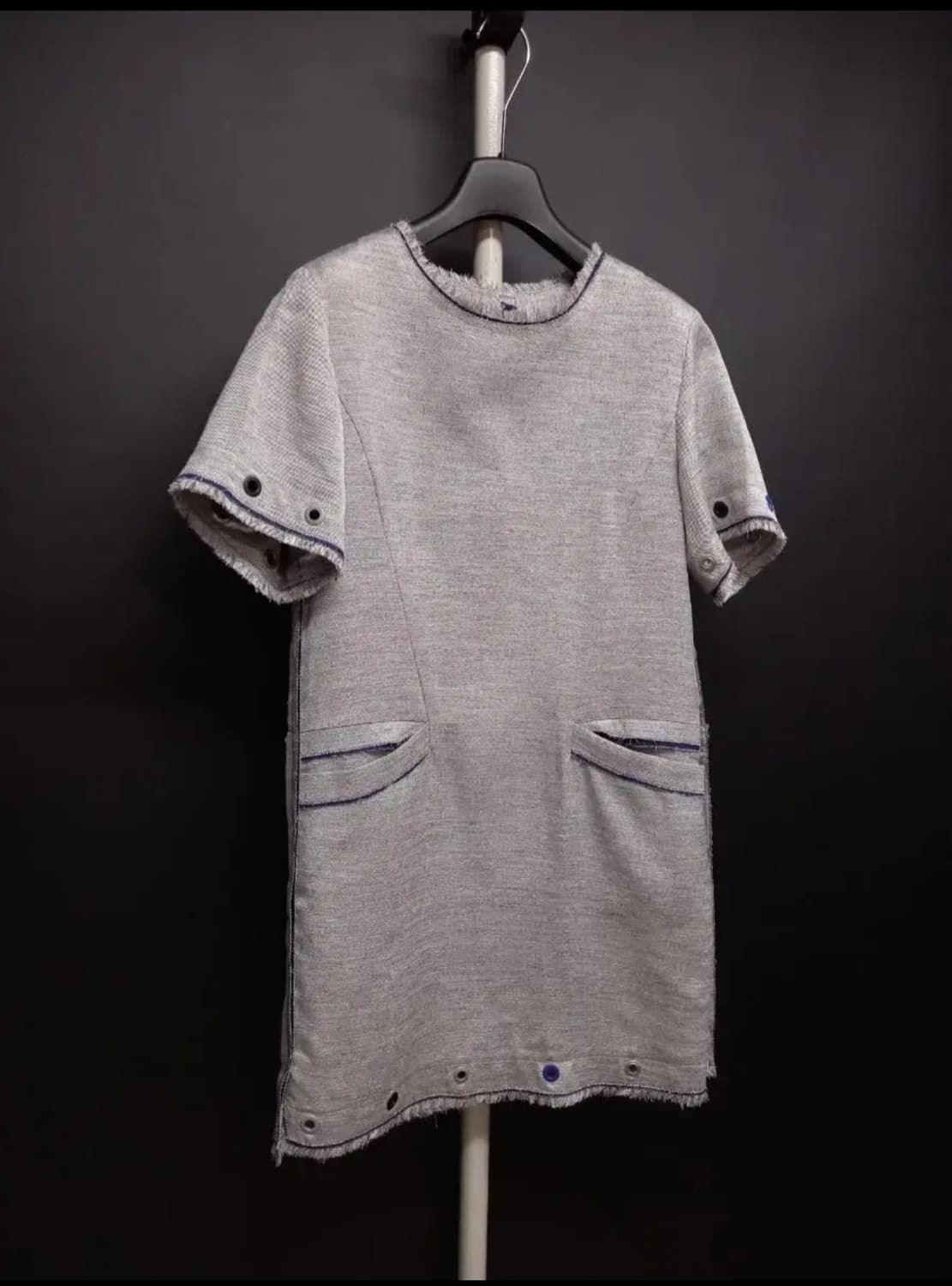 SJSJ 춘하 일자 박시핏 미디 원피스 44 상품이미지3