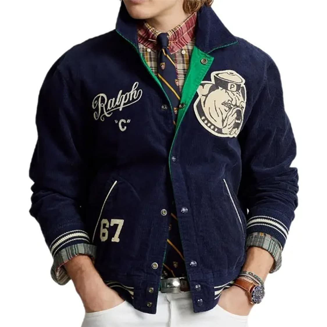 폴로 코듀로이 리버시블 바시티 자켓(새상품) M 상품이미지9