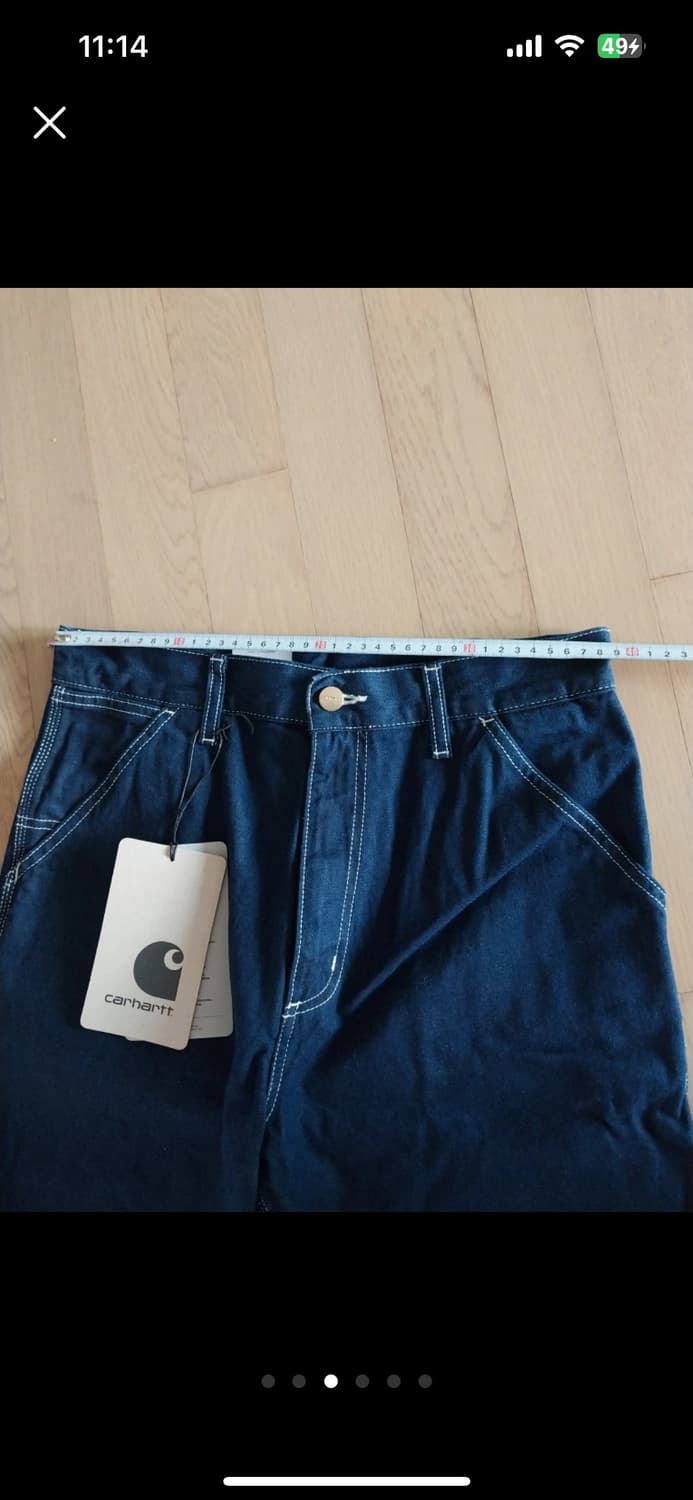 칼하트 심플 데님팬츠 상품이미지3