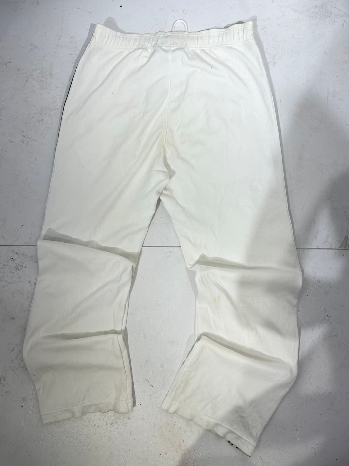 아디다스 대장급 화이트 그린 삼선 와이드 트레이닝 팬츠 M 상품이미지5