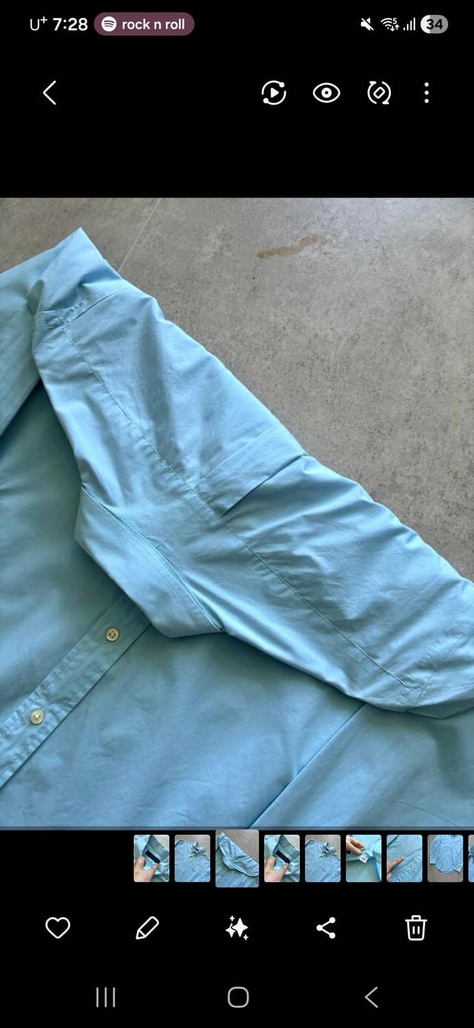 Polo Ralph Lauren Sky Blue Cotton Shirt  상품이미지7