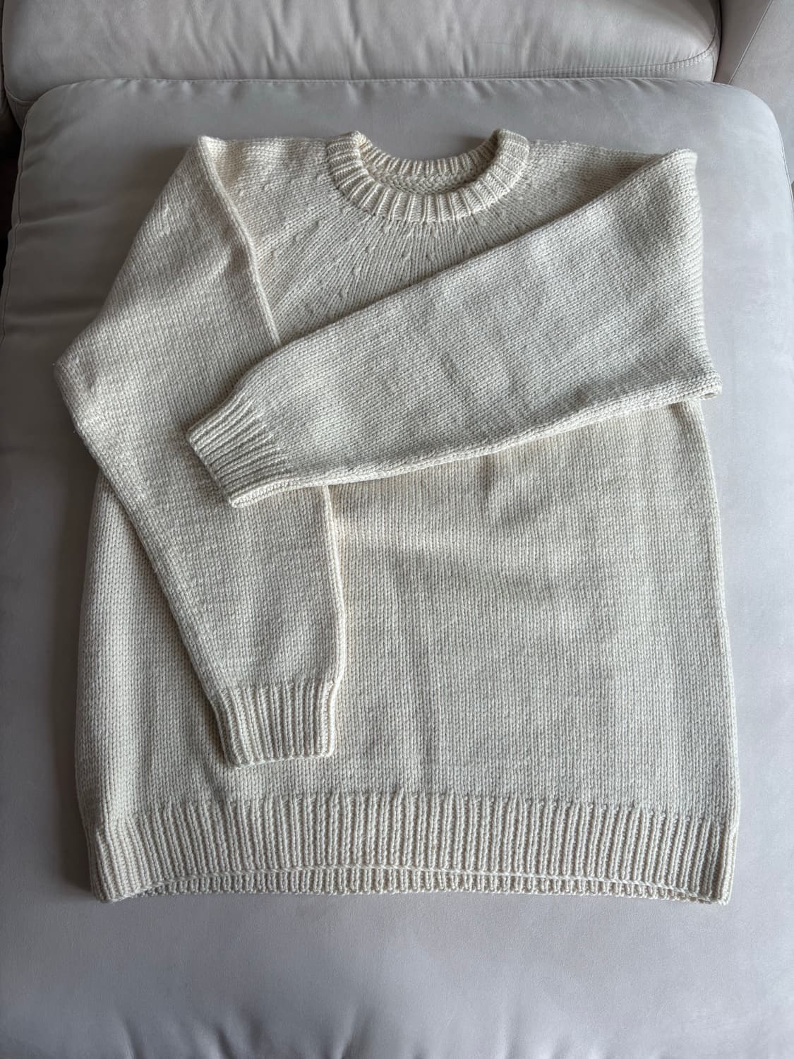 [3] 코모리 핸드 니트 아이보리 상품이미지1