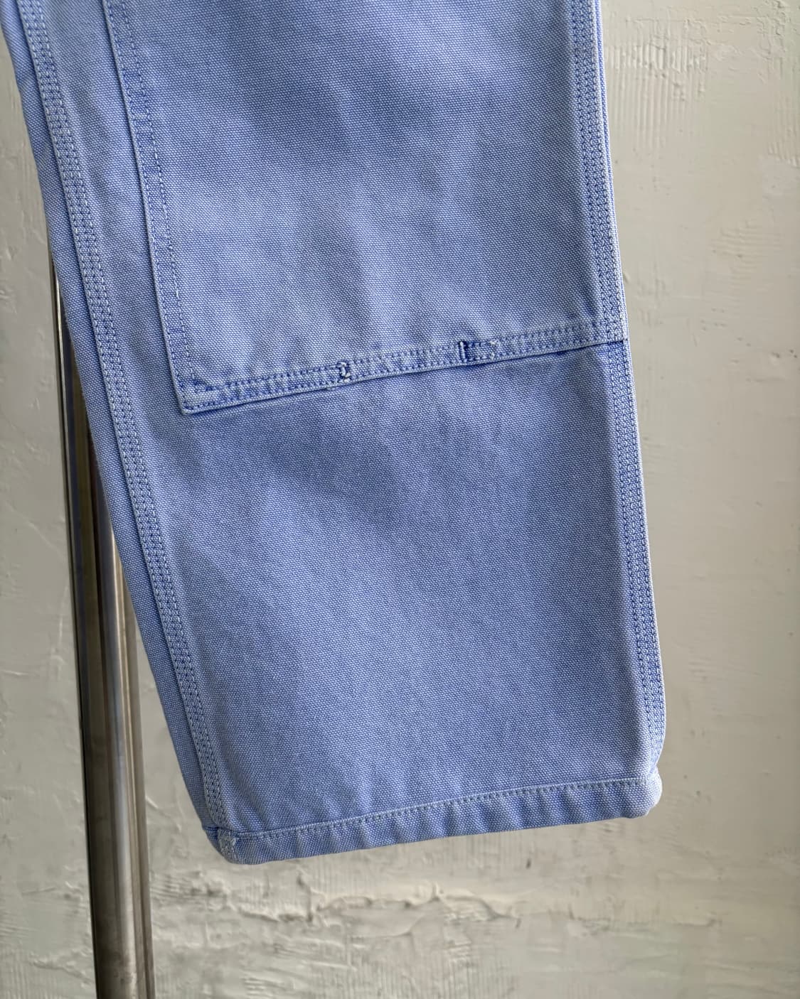 Carhartt 칼하트 라벤더 블루 캔버스 더블 니 팬츠 상품이미지3