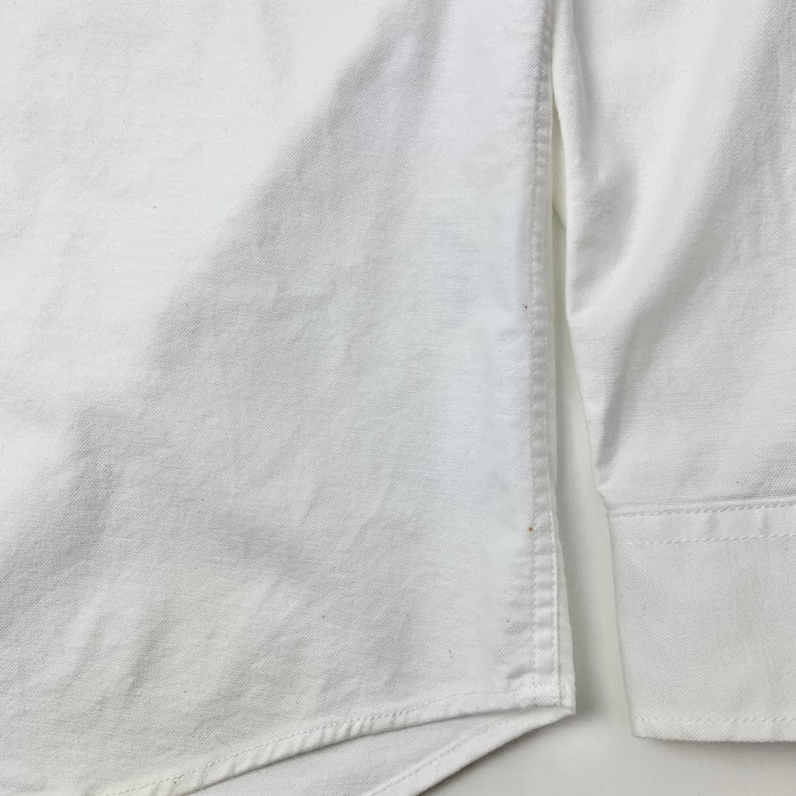 [38(M)/정품] 라코스테 옥스포드 화이트 셔츠 상품이미지4