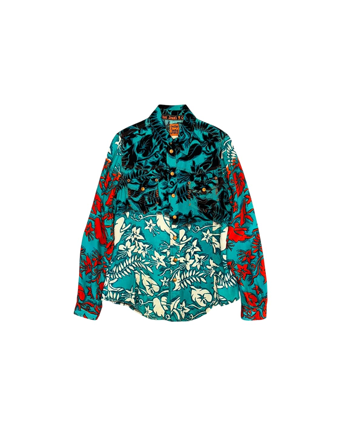 장 폴 고티에 진스 90s 트로피컬 패턴 셔츠 상품이미지4