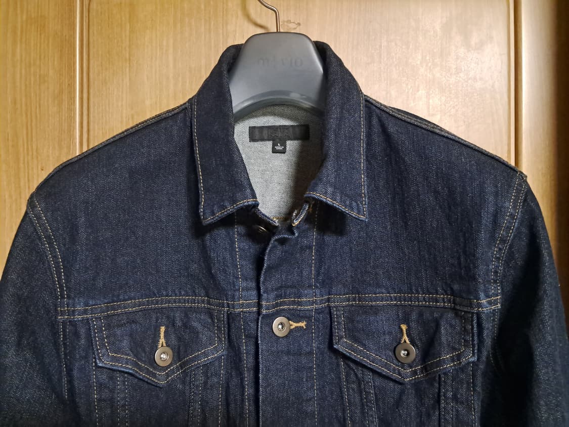 유니클로 데님자켓 남성L 상품이미지4