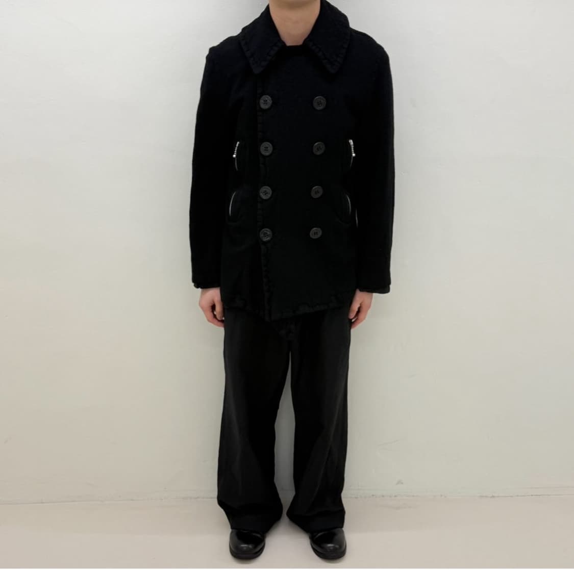 준야와타나베 07 축융 울 피코트 상품이미지3