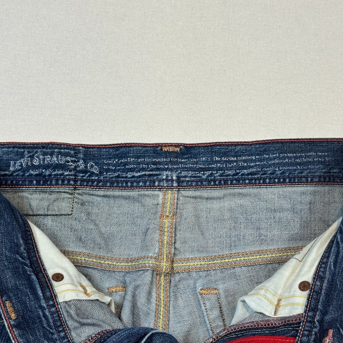 32inch) 리바이스 502 잼스톤 스터드 슬림핏 데님 청바지 상품이미지8