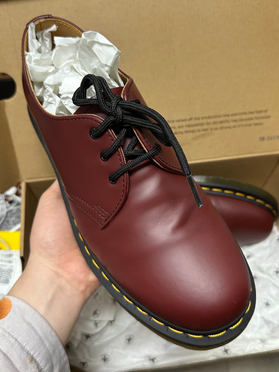 270 닥터마틴 1461 스무스 체리레드 상품이미지2