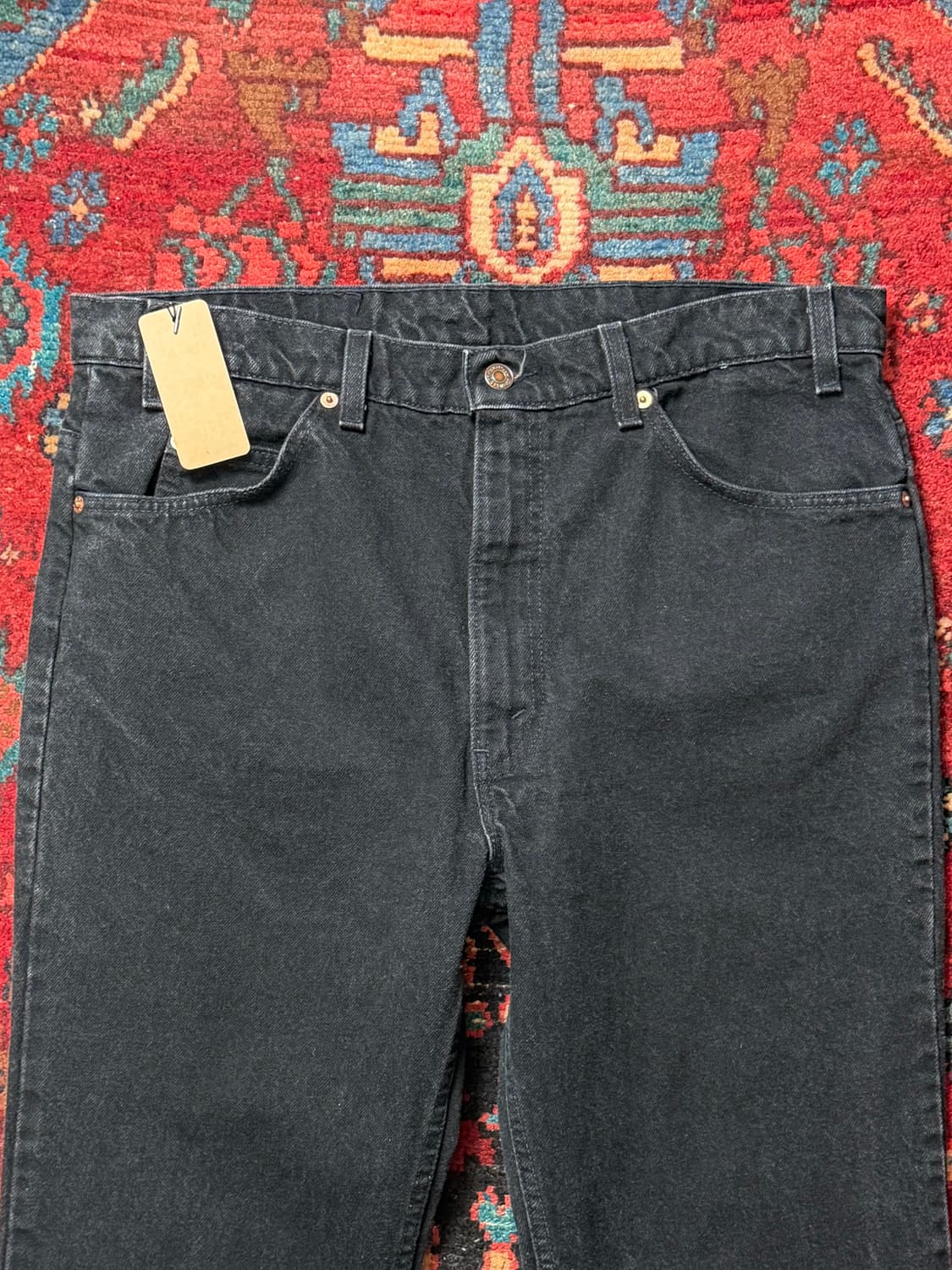 90's USA Made 빈티지 리바이스 517 블랙 오렌지탭 517 상품이미지5