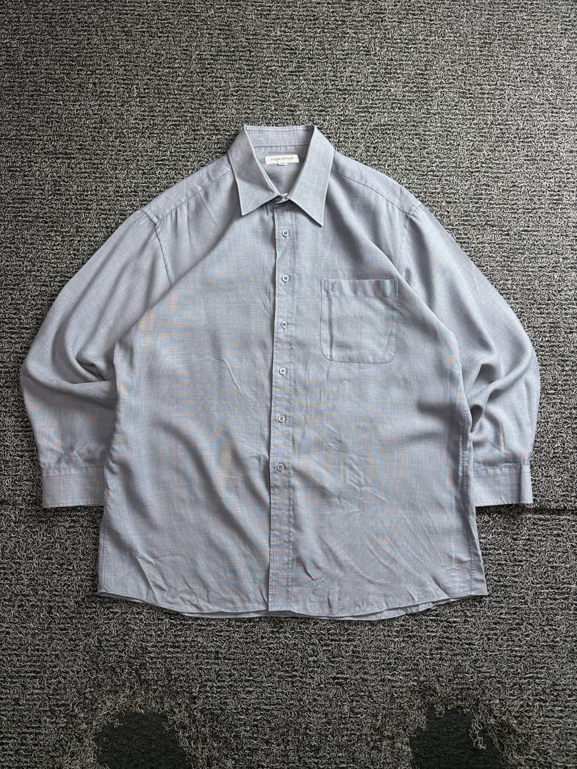 90s YSL 입생로랑 아카이브 그레이 셔츠 3760 상품이미지2