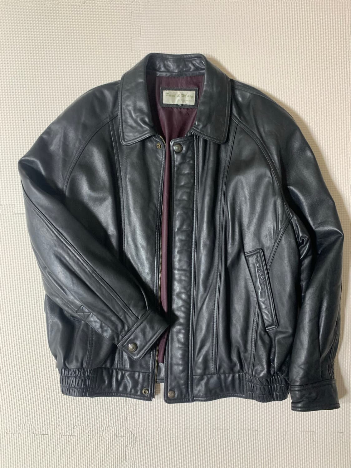 90s 양가죽 봄버자켓 상품이미지1