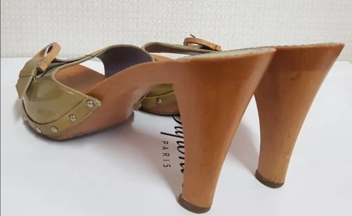 Ferragamo 페라가모 빈티지 우드 샌들 상품이미지5