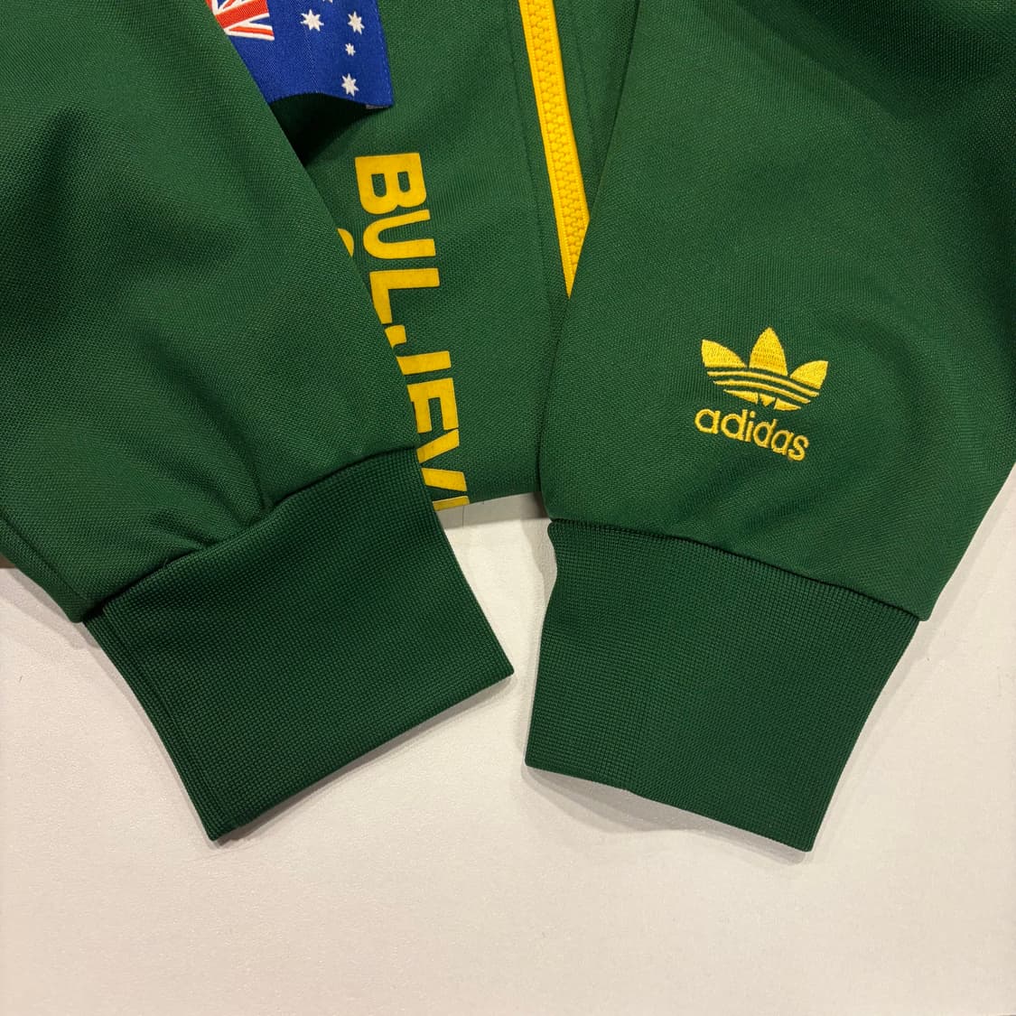 [L] 04s 아디다스 그린 트랙탑 져지 호주 국대 B766 상품이미지5