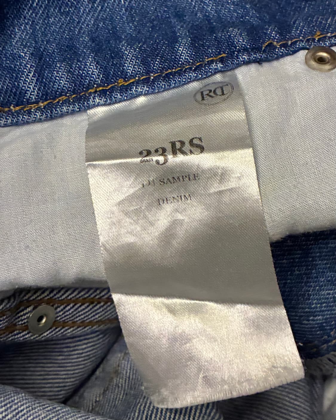 (S)RECTO 렉토 워시드 오가닉 와이드핏 데님팬츠 청바지 상품이미지9