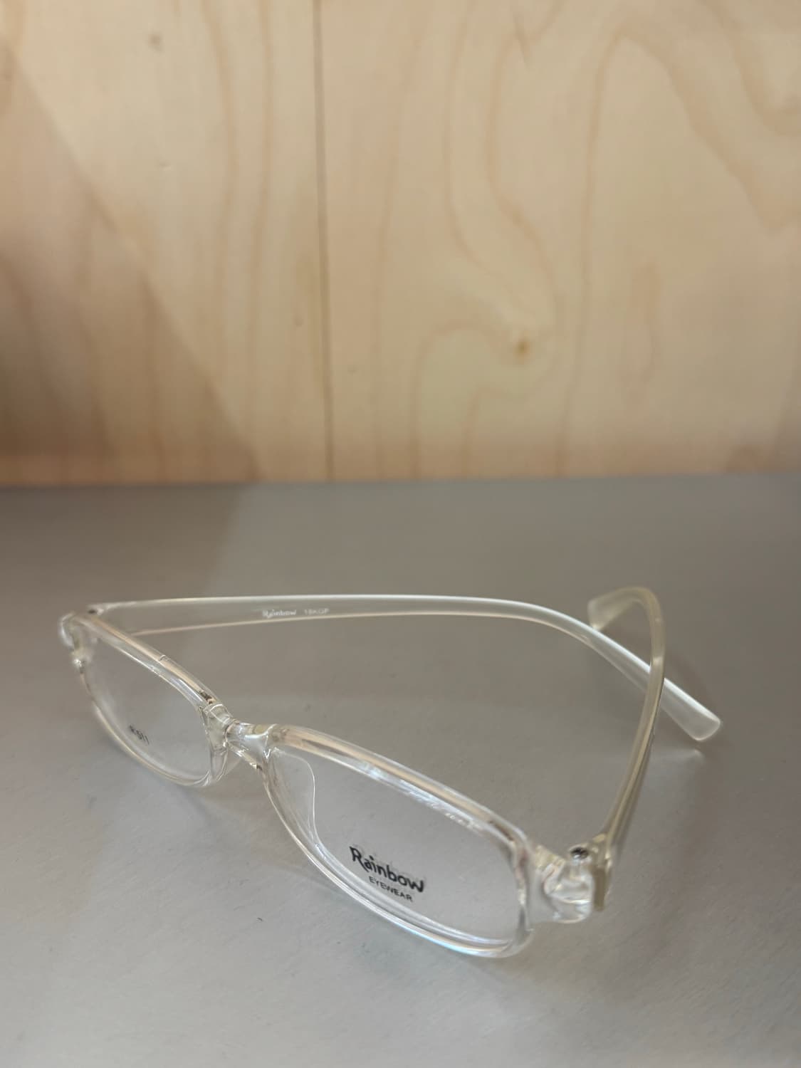 아이보리 클리어 슬림 스퀘어 프레임 상품이미지3