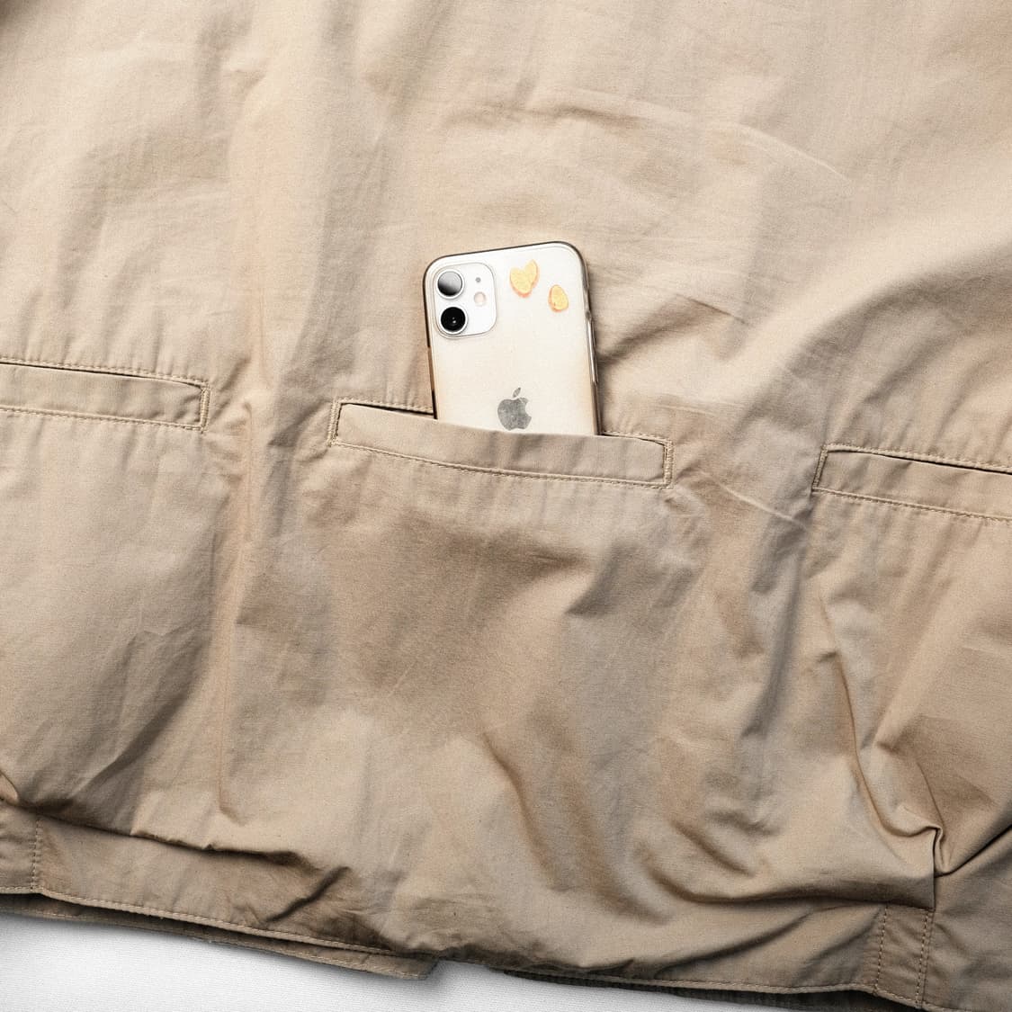 SASSAFRAS 사사프라스 코튼 린넨 블루종 자켓 M(103-105) 상품이미지10