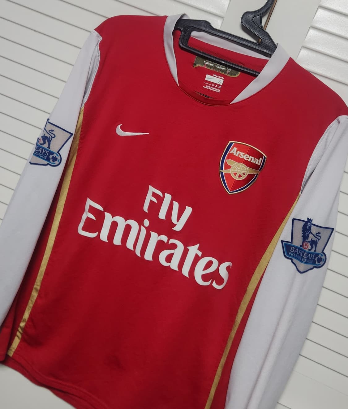 06-08 아스날 홈 긴팔 No.4 파브레가스 나이키 유니폼 상품이미지2
