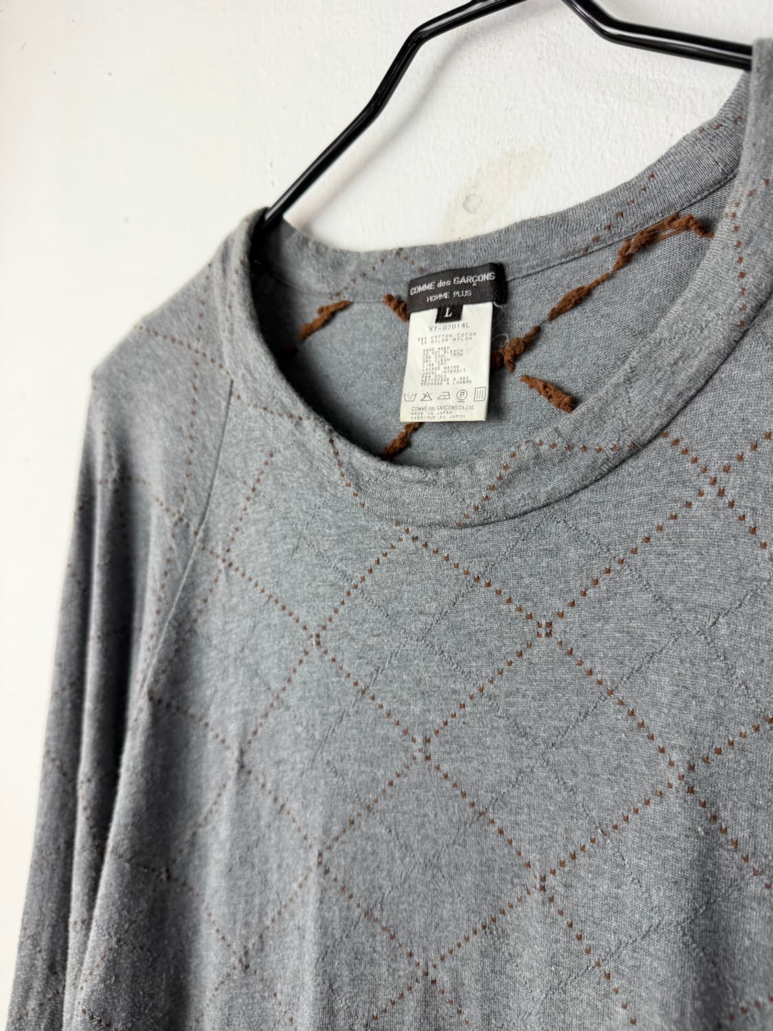 꼼데가르송 옴므플러스 1997 스티치 스웻 탑 상품이미지2