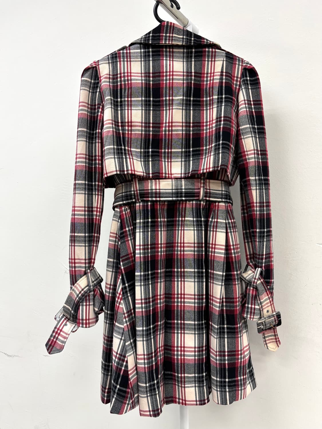 빈티지 체크 코트 상품이미지6