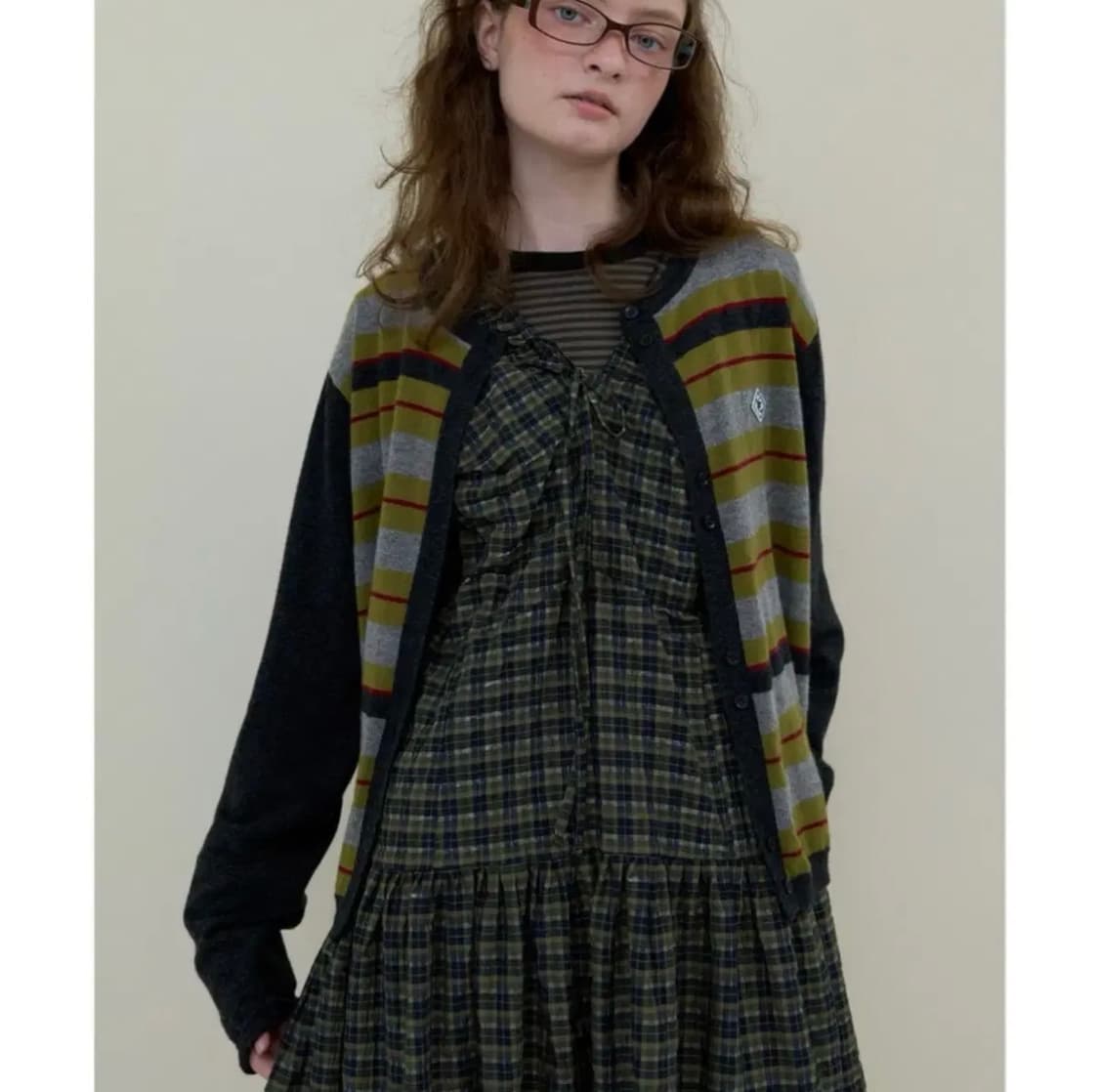 노컨텐츠 Cashmere Wool Stripe Cardigan 상품이미지4