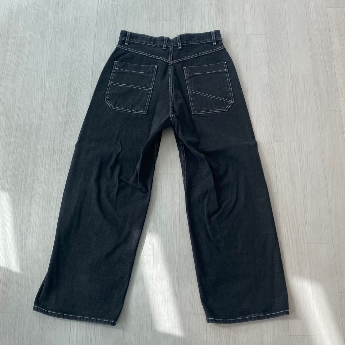 노운 흑청 데님 팬츠 1 상품이미지3